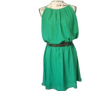 Kelly Green Casual Dress